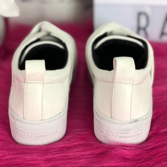 Rebecca Minkoff Nicole Knot White Sneaker - Picture 4 of 8